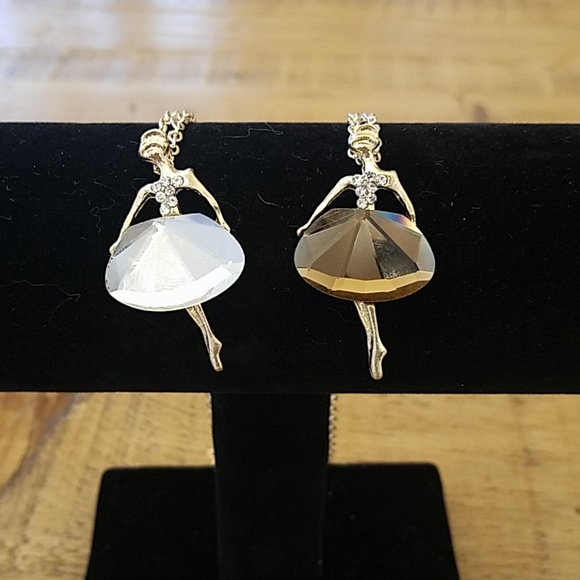 Ballerina Jewel Necklace Gold - Picture 5 of 6